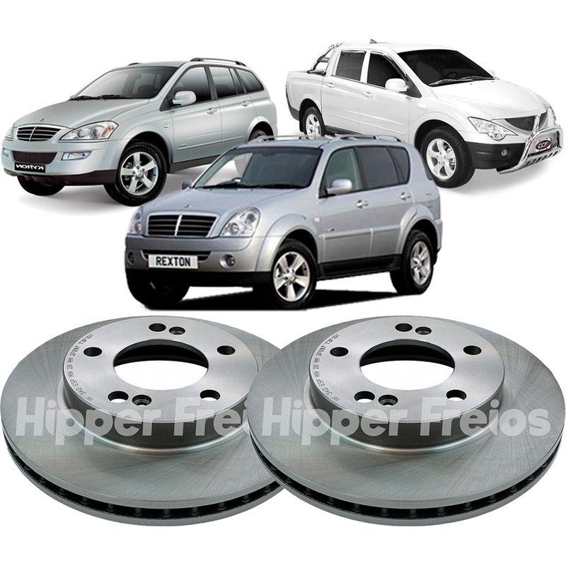 Disco Freio Dianteir Actyon Rexton Kyron 2002-2013 Aro 16 18 - NPX Imports