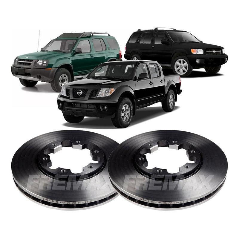 Disco Freio Dianteiro Frontier Xterra Pathfinder 1996 A 2008 - NPX Imports