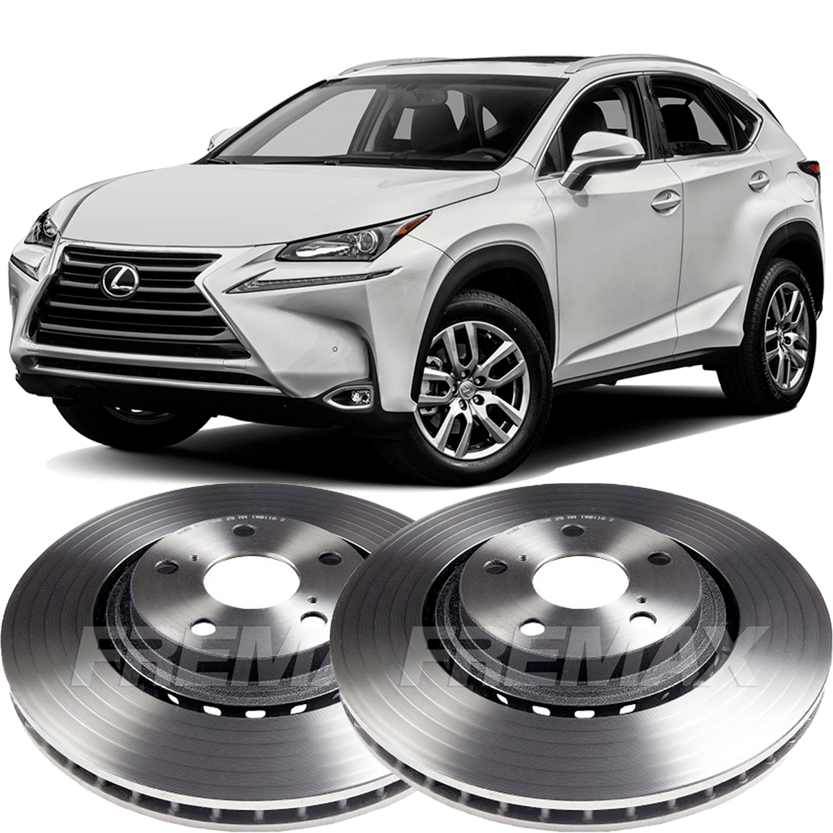 Disco Freio Dianteiro Lexus NX 200T 2015 2016 2017 2018 - NPX Imports