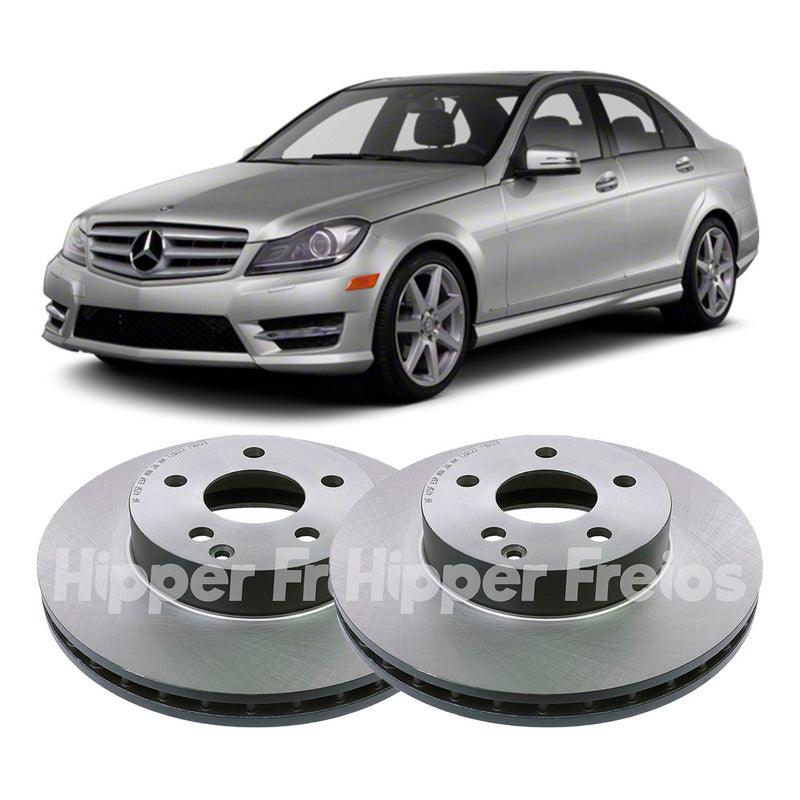 Disco Freio Dianteiro Mercedes C180 C200 C230 C300 2006-2017 - NPX Imports