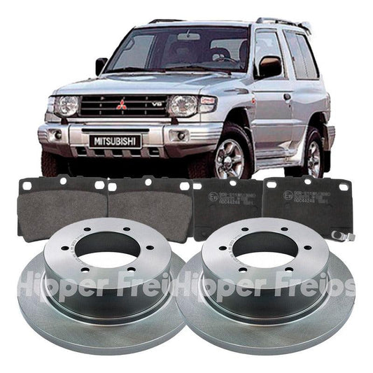 Disco Freio + Pastilha Traseira Pajero Sport 1991 A 2008 - NPX Imports