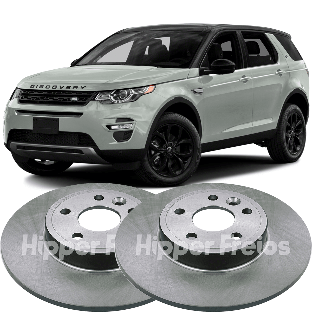 Disco Freio Traseiro Discovery Sport 2.0 2.4 2015 A 2019 Par - NPX Imports