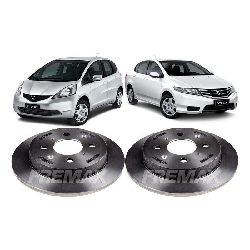 Disco Freio Traseiro Honda City New Fit 1.4 1.5 2009 A 2014 - NPX Imports