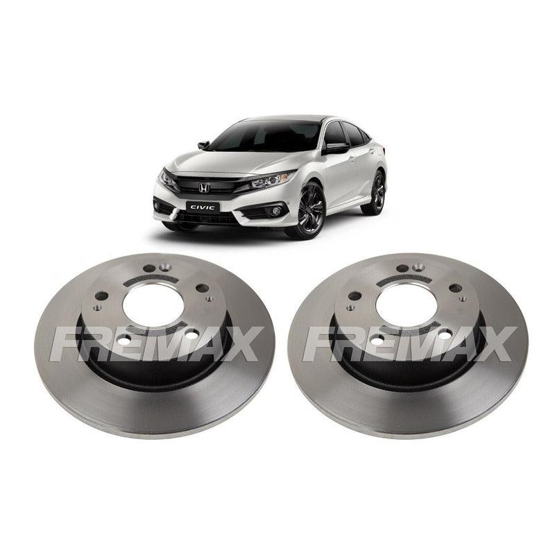 Disco Freio Traseiro Honda Civic 1.5 Turbo 2.0 2017-2019 Par - NPX Imports