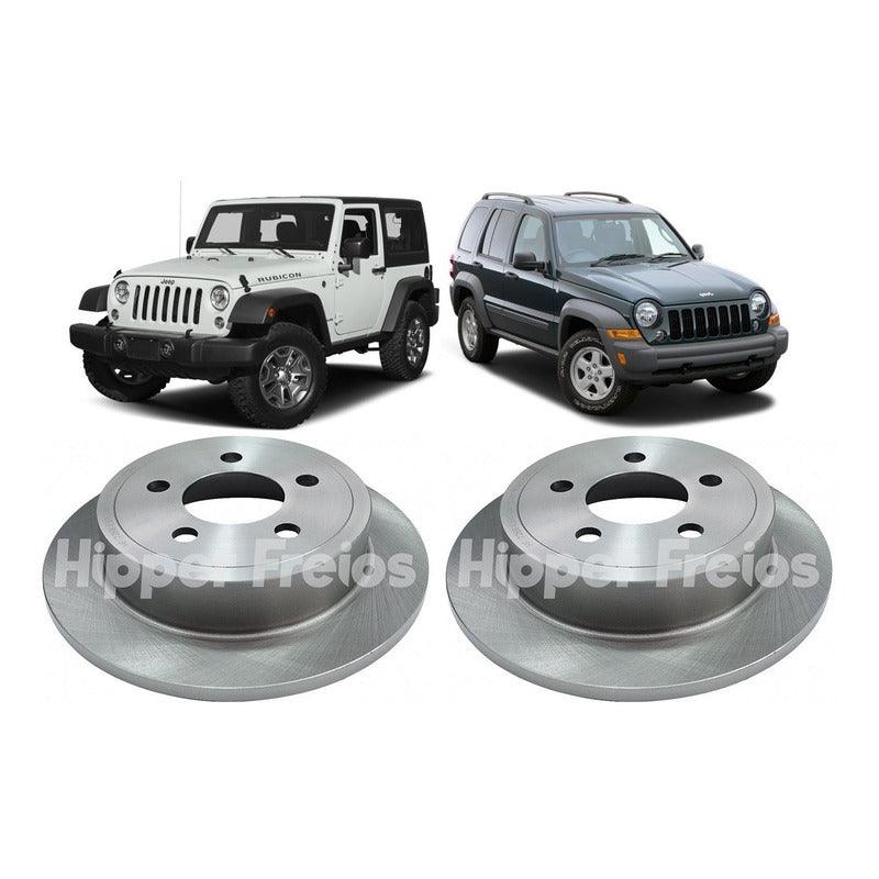 Disco Freio Traseiro Jeep Cherokee Wrangler 2000 A 2007 Par - NPX Imports