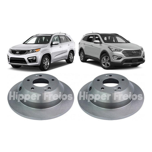 Disco Freio Traseiro Santa Fé Sorento 2.4 3.3 3.5 2010-2018 - NPX Imports