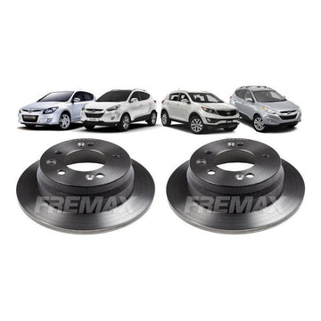 Disco Freio Traseiro Sportage I30 Tucson Ix35 2009-2019 Par - NPX Imports