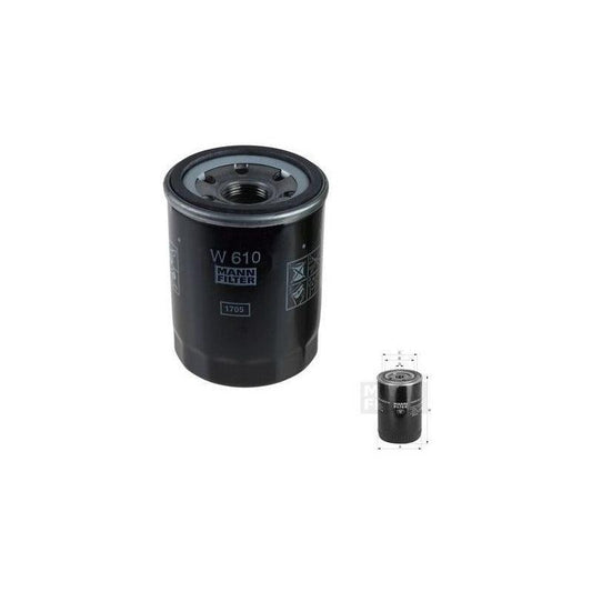 Filtro Óleo Mann Mitsubishi Outlander 2.4 16v 2007-2012 - NPX Imports