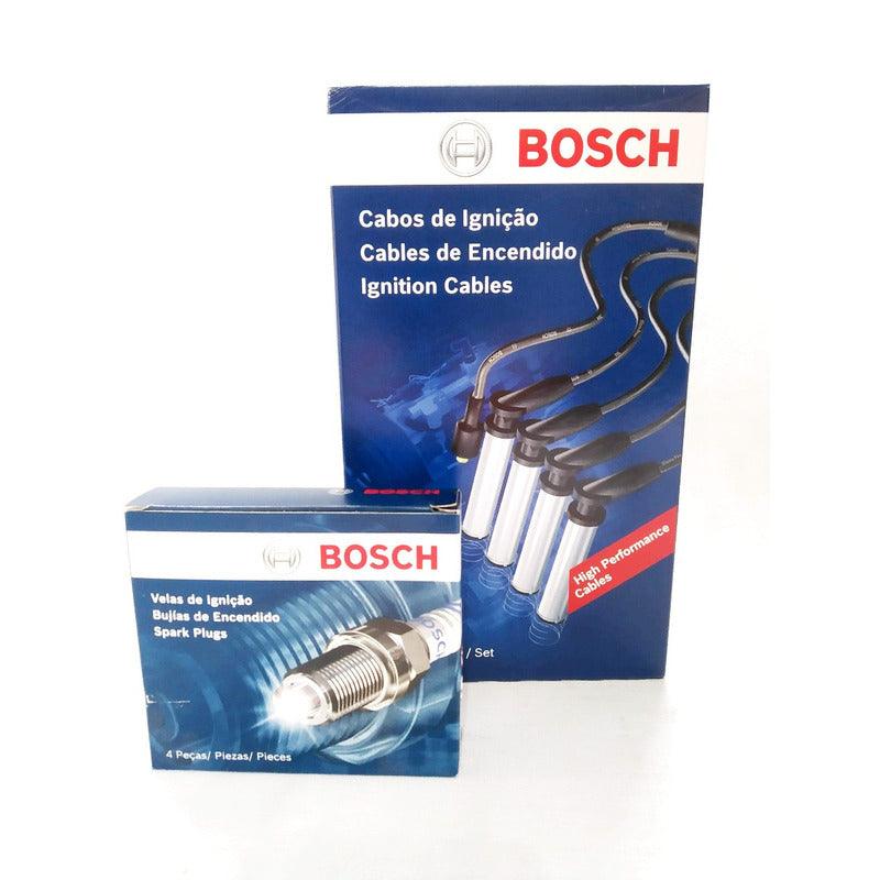 Jogo 4 Velas + Cabo Bosch Kadett 2.0 98cv Gasolina 91 A 97 - NPX Imports