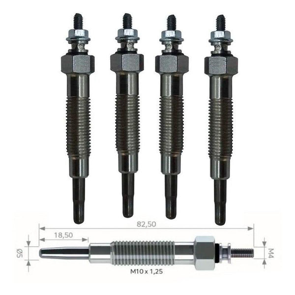ベルガマ Jogo Vela Aquecedora Motor Hr K2500 05-12 H100 L200 Pajero