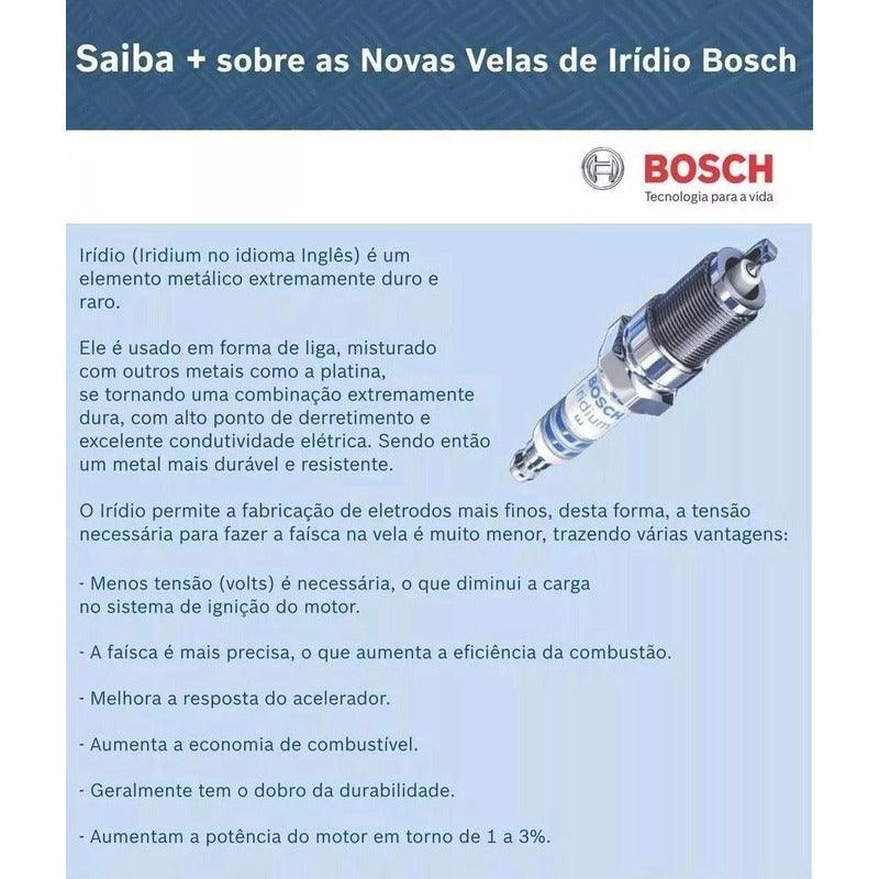 Jogo Vela Ignicao Bosch Iridium Bmw 118i 1.6 16v 170cv 12-15 - NPX Imports
