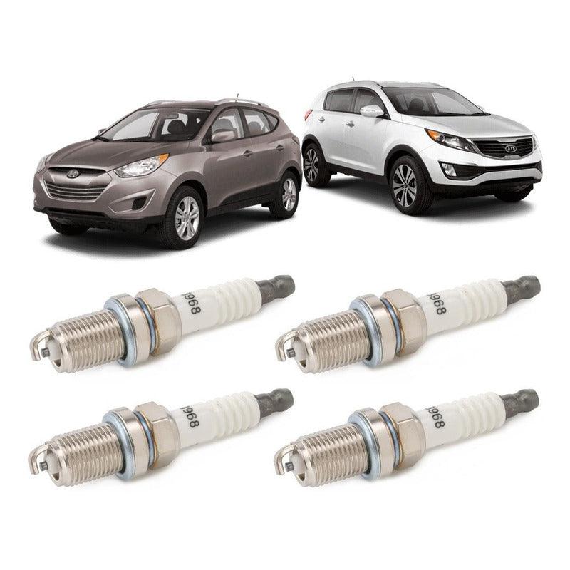 Jogo Vela Ignição Tucson Sportage 2.0 16v 2010 A 2016 - NPX Imports