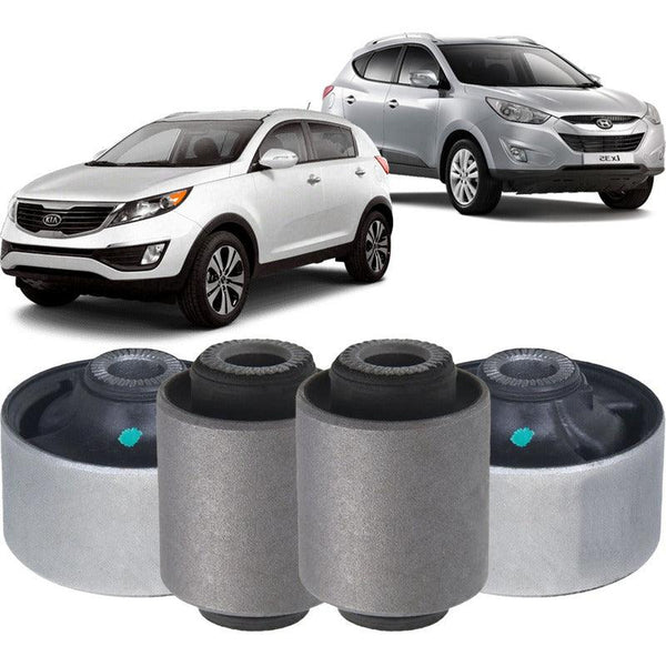 Kit 04 Bucha Bandeja Dianteira Sportage Ix35 2010 A 2015 - NPX Imports