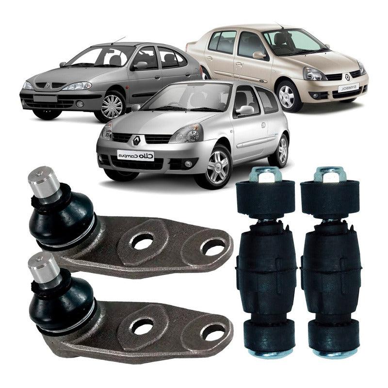 Kit 2 Pivo E 2 Bieleta Renault Clio 1999 Até 2015 - NPX Imports