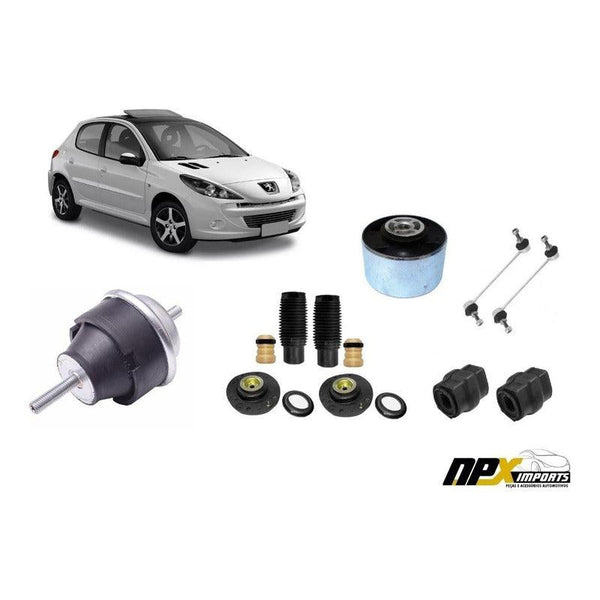 Kit Amortecedor Coxim Motor Bieletas Buchas Correia 207 1.6 - NPX Imports
