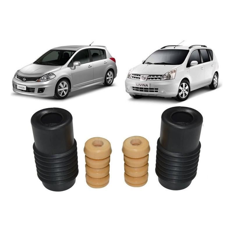 Kit Batente Coifa Amortecedor Dianteiro Nissan Tiida Livina - NPX Imports