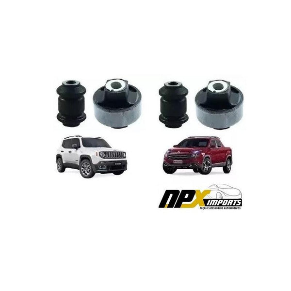 Kit Bucha Bandeja Balança Fiat Toro Jeep Renegade Compass - NPX Imports