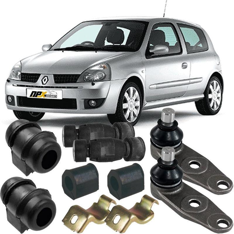 Kit Bucha Estabilizadora + Pivo 12mm + Bieleta Clio 1999 ... - NPX Imports