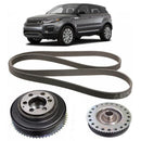 Kit Correia Poly-v E Polia Virabrequim Evoque 2012 A 2016 - NPX Imports