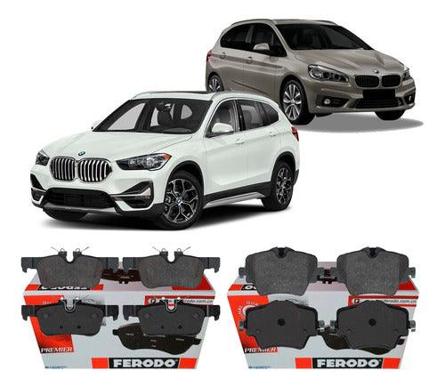 Kit Pastilha Freio Diant + Tras Bmw 220i 225i 2015/.. X1 F48 - NPX Imports