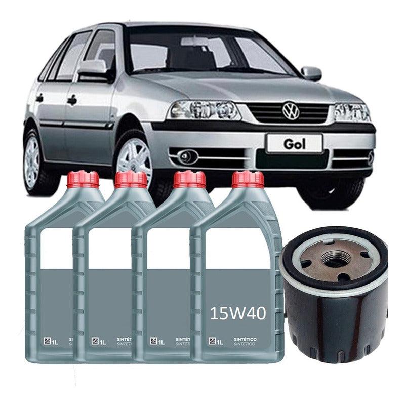 Kit Revisão - Óleo 15w40 + Filtro Gol G3 E G4 1.0 At Power - NPX Imports