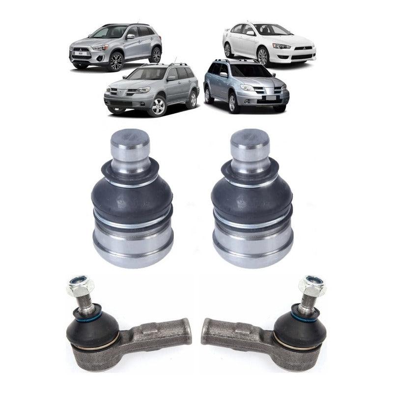 Kit Terminal Direção E Pivô Asx Airtrek Lancer Outlander - NPX Imports