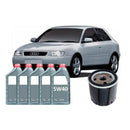 Kit Troca Oleo + Filtro Audi A3 1.6/1.8 1996 Castrol 5w40 - NPX Imports