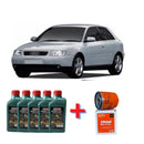 Kit Troca Oleo + Filtro Audi A3 1.6/1.8 1996 Castrol 5w40 - NPX Imports