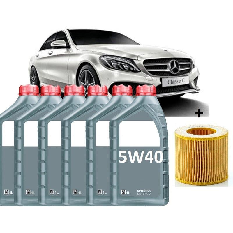 Kit Troca Oleo Revisão Filtros Mercedes C180 1.6 16v 2015 - NPX Imports