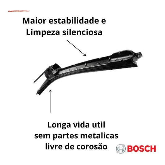 Palhetas Limpador Parabrisa Original Bosch Aerofit Silicone - NPX Imports
