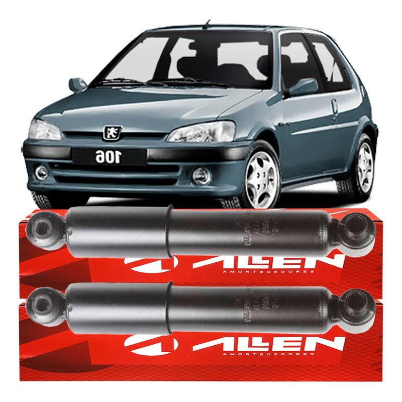 Par Amortecedor Traseiro Peugeot 106 91 92 93 94 95 96 97 98 - NPX Imports