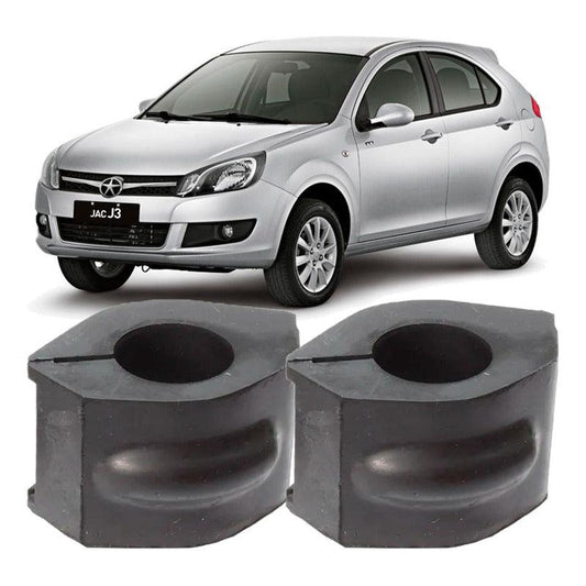 Par Bucha Barra Estabilizadora Dianteira Jac J3 - NPX Imports