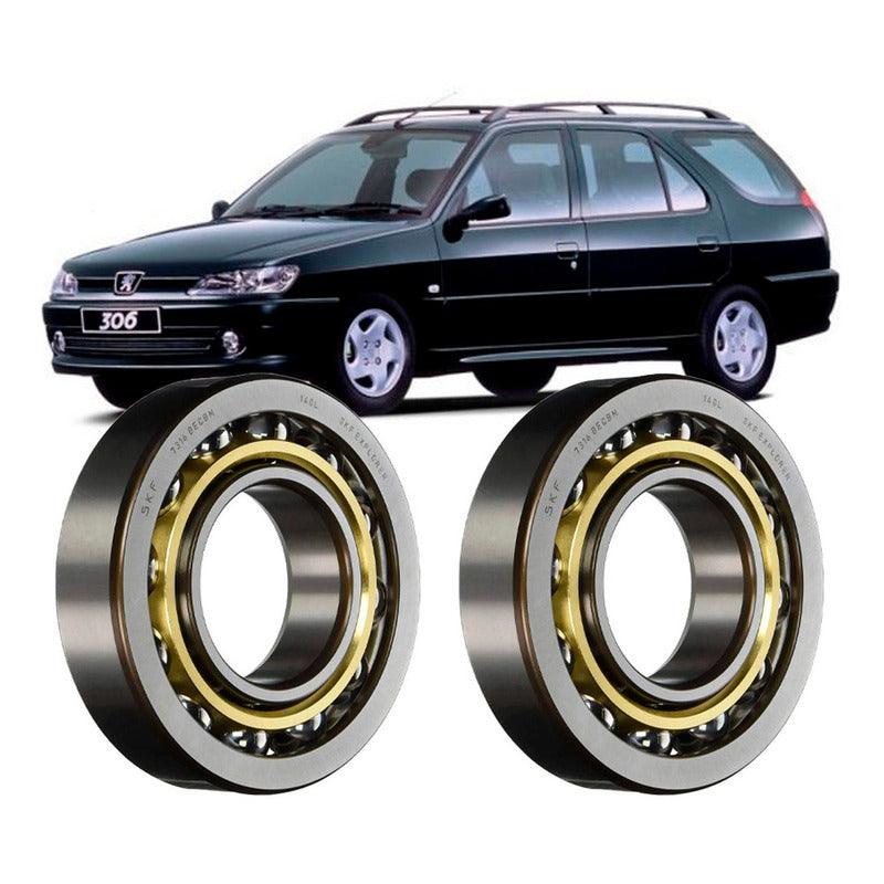 Par Rolamento Traseiro Peugeot 306 1.8 8v 1995 - NPX Imports