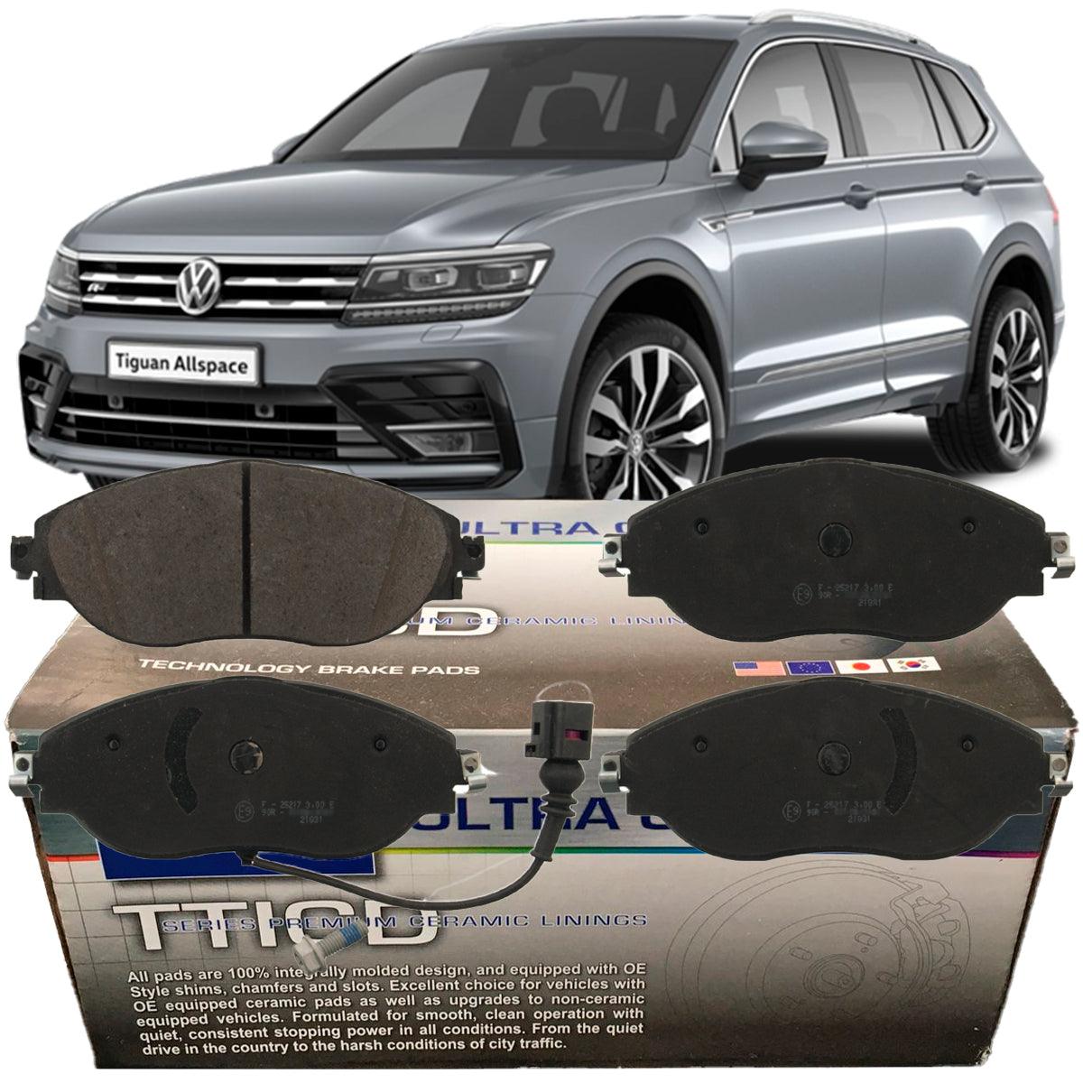 Pastilha Cerâmica Dianteira Tiguan Allspace 2017 2018 2019 2020 - NPX Imports