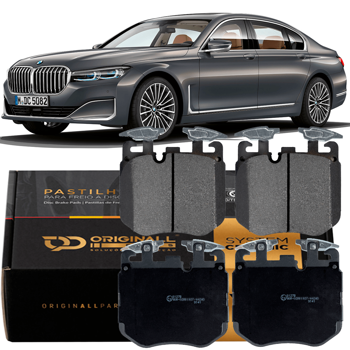 Pastilha Ceramica Freio Dianteira BMW 730 750 2015 2016 2017 - NPX Imports