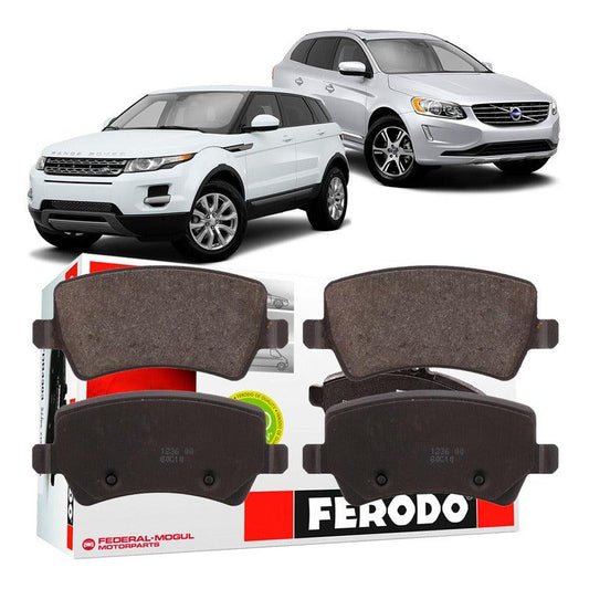 Pastilha Ceramica Traseira Evoque Xc60 Xc70 S80 2007 A 2018 - NPX Imports