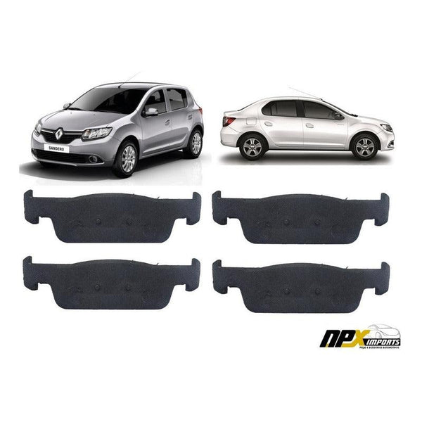 Pastilha De Freio Dianteiro Novo Sandero Logan 2014 A 2019 - NPX Imports