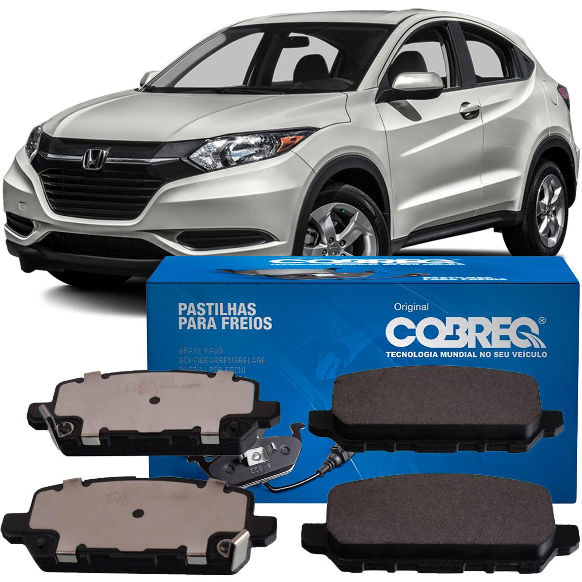 Pastilha de freio traseira Honda HRV 2016 2017 2018 2019 2020 2021 2022 - NPX Imports