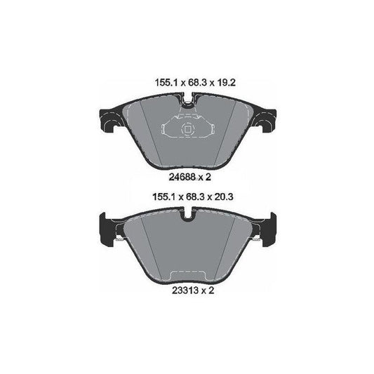 Pastilha Dianteira Bmw 535 2010-2016 Série F10 F11 - NPX Imports