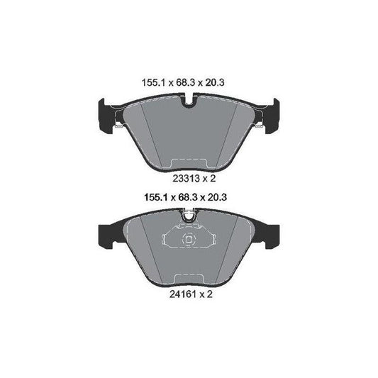 Pastilha Dianteira Textar Bmw 335 - 2005-2012 - NPX Imports
