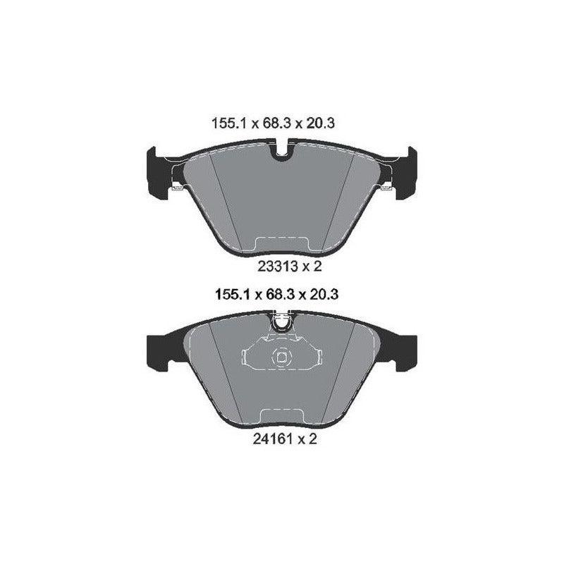 Pastilha Dianteira Textar Bmw 335 - 2005-2012 - NPX Imports