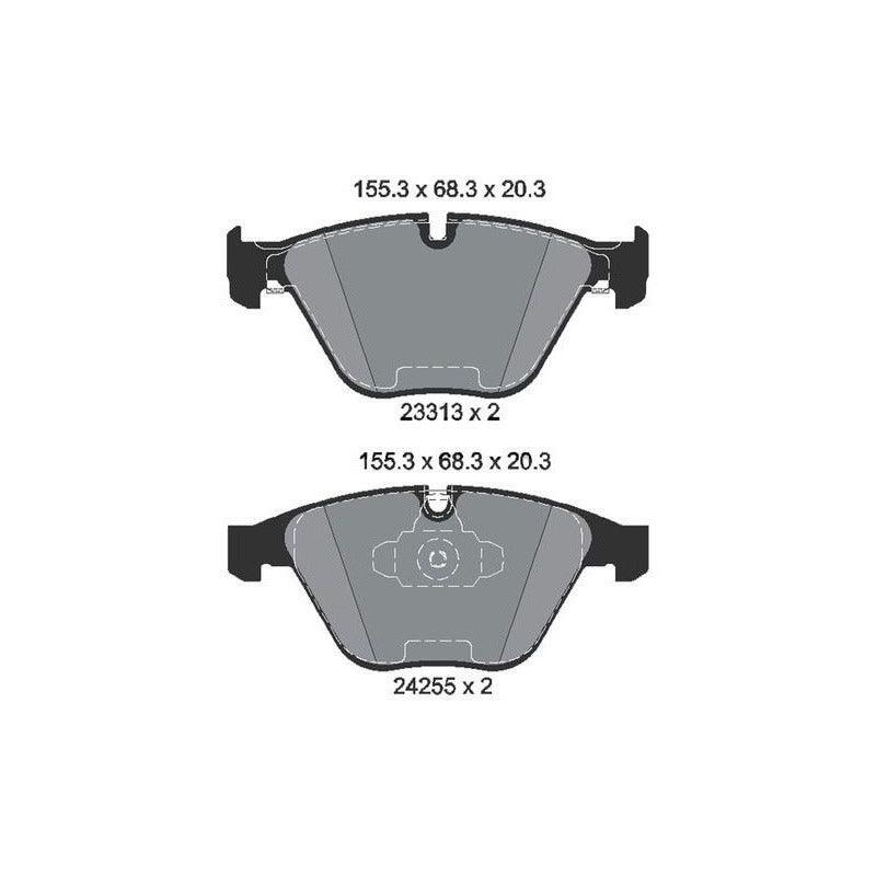 Pastilha Dianteira Textar Bmw X1 - 2010-2014 E84 - NPX Imports
