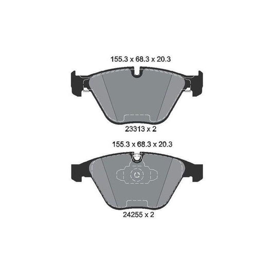 Pastilha Dianteira Textar Bmw X1 - 2010-2014 E84 - NPX Imports