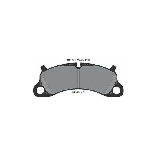 Pastilha Dianteira Textar Porsche 911 3.4 - 2012-2017 - NPX Imports