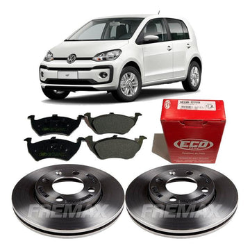 Pastilha Freio + Disco Dianteiro Vw Up 1.0 Mpi 2015 Novo - NPX Imports