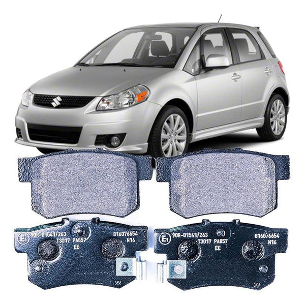 Pastilha Freio Traseira Sx4 2.0 16v 2008 2009 2010 2011 2012 - NPX Imports