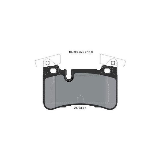 Pastilha Traseira Textar Mercedes C63 Amg 2008-2013 W204 - NPX Imports