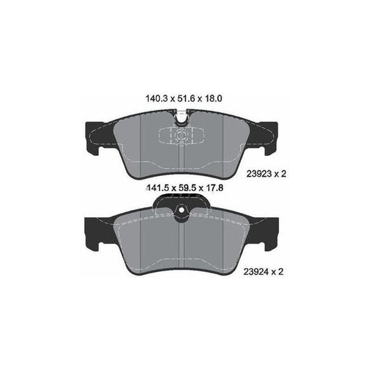 Pastilha Traseira Textar Mercedes Ml-350 2005-2011 W164 - NPX Imports