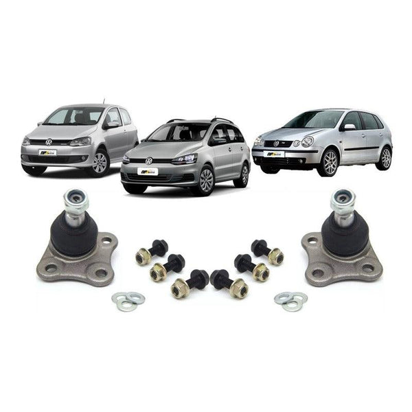 Pivô Suspensão Vw Fox 2004 2005 2006 Par - Direção Mecanica - NPX Imports