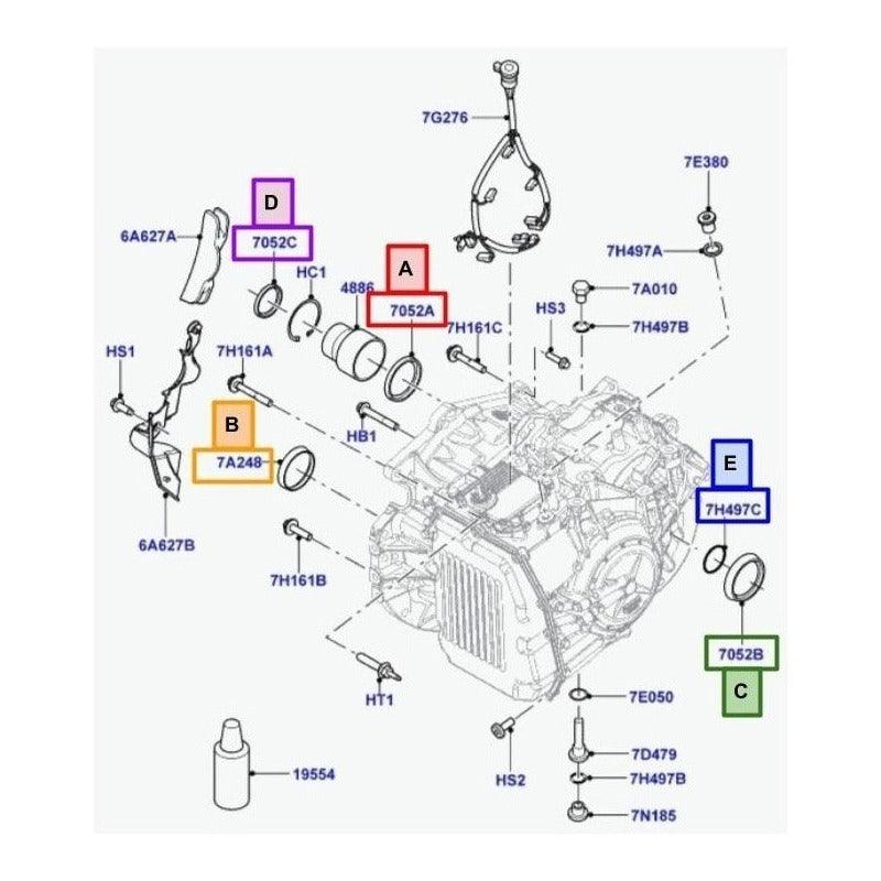 Retentor Do Cambio Evoque Freelander 2 Mk047a3 47x63x6 - NPX Imports